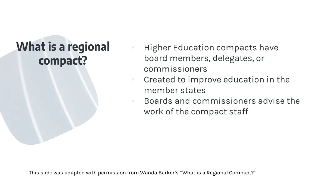 what is a regional compact