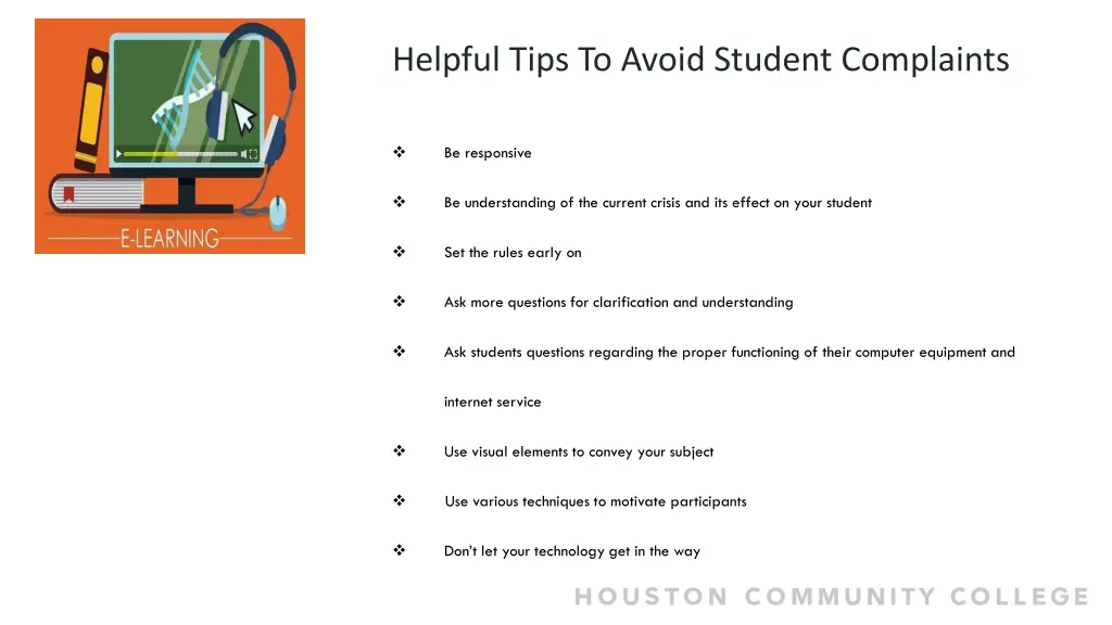 helpful tips to avoid student complaints