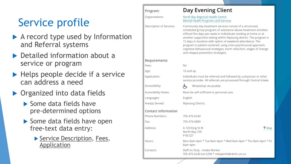 service profile