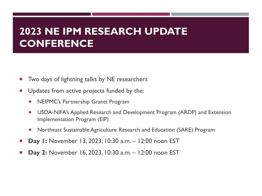 2023 ne ipm research update conference