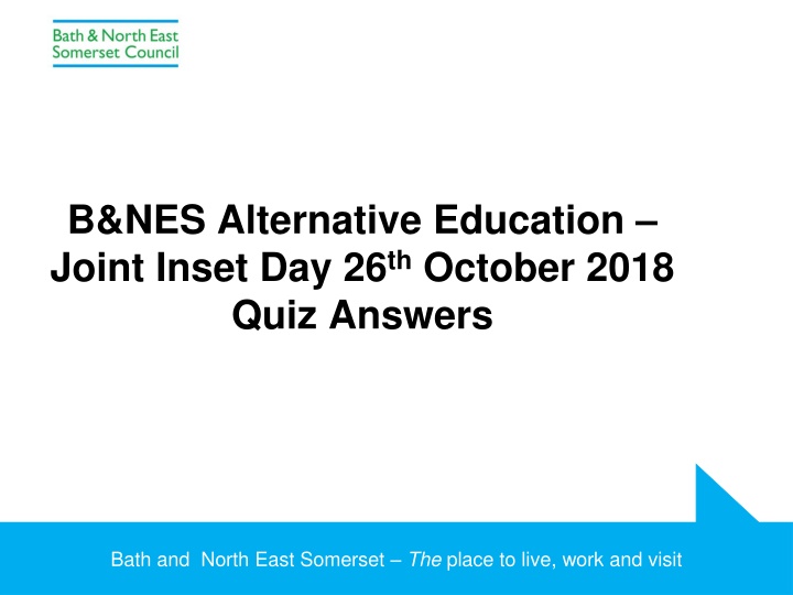 b nes alternative education joint inset