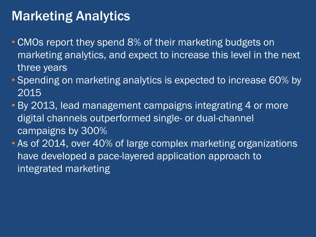 marketing analytics