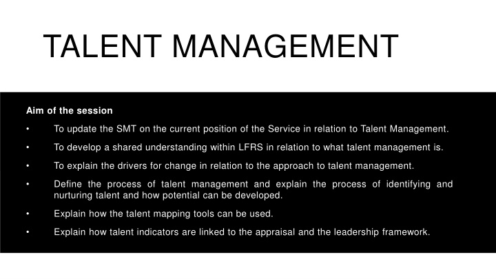 talent management