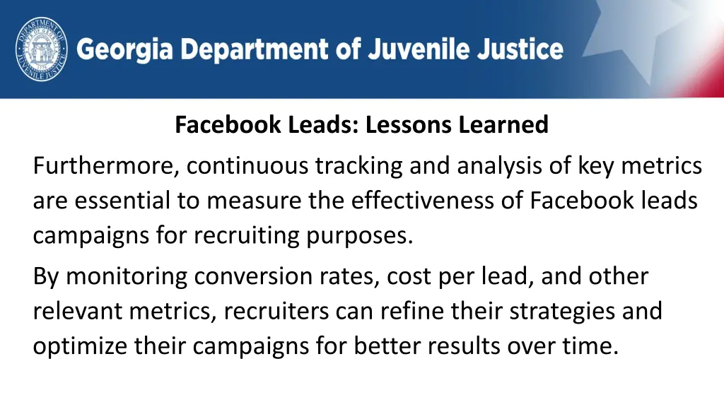 facebook leads lessons learned 5