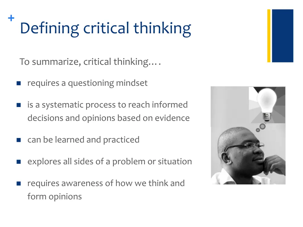 defining critical thinking 2