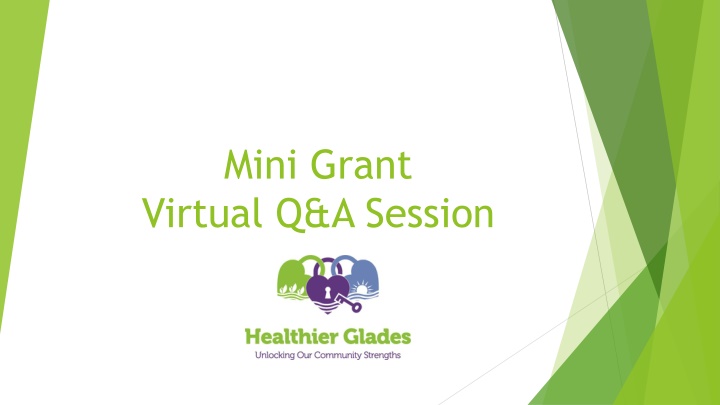 mini grant virtual q a session