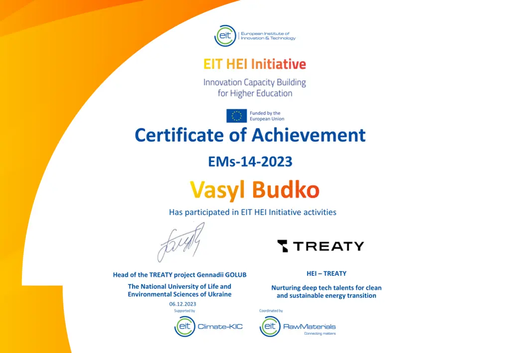 certificate of achievement 13