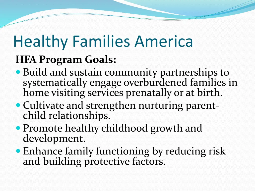 healthy families america hfa program goals build