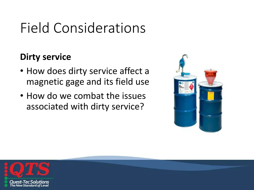 field considerations