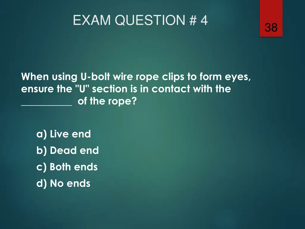 exam question 4