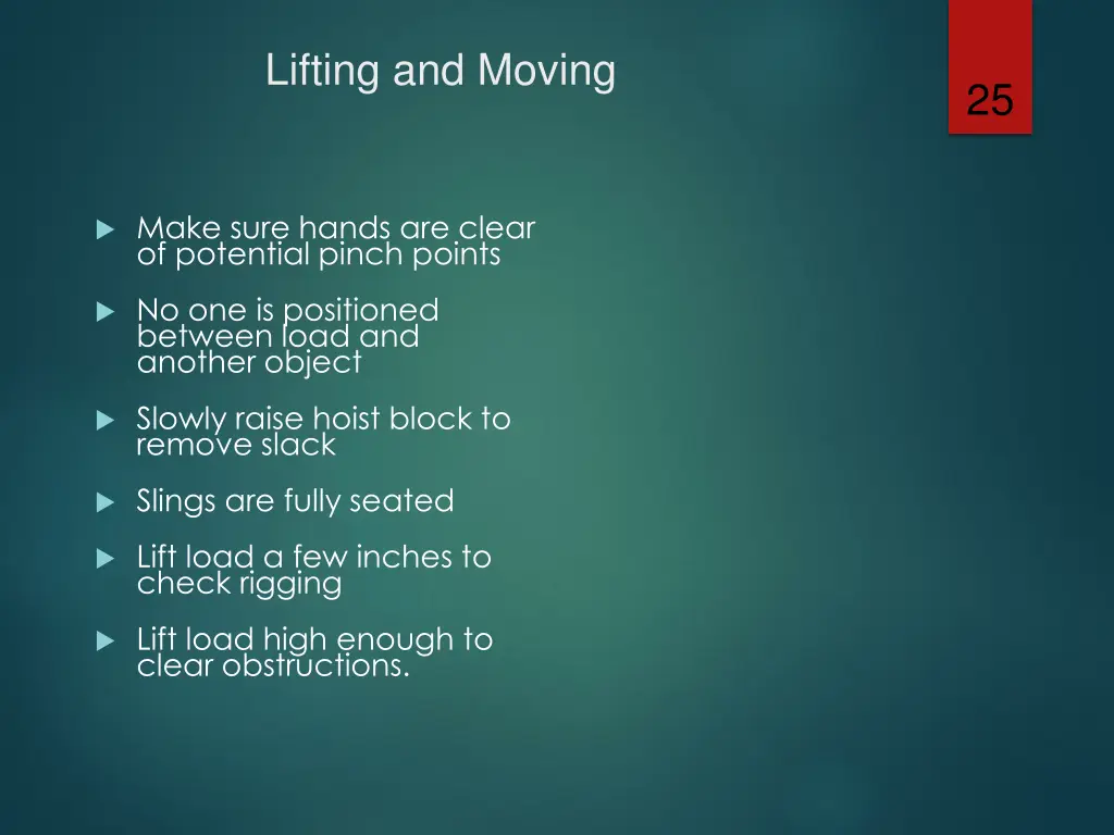 lifting and moving