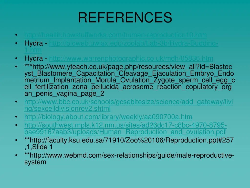 references