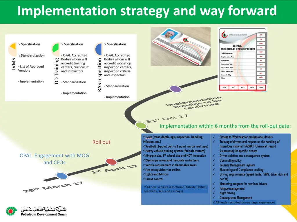 implementation strategy and way forward