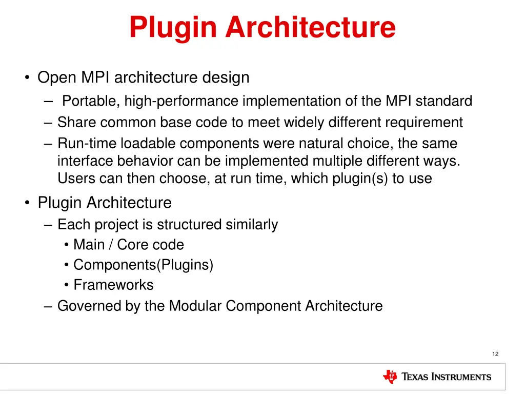 plugin architecture