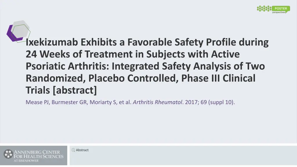 ixekizumab exhibits a favorable safety profile