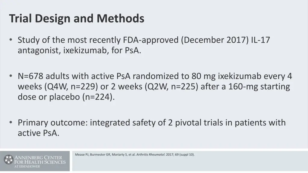 trial design and methods 2