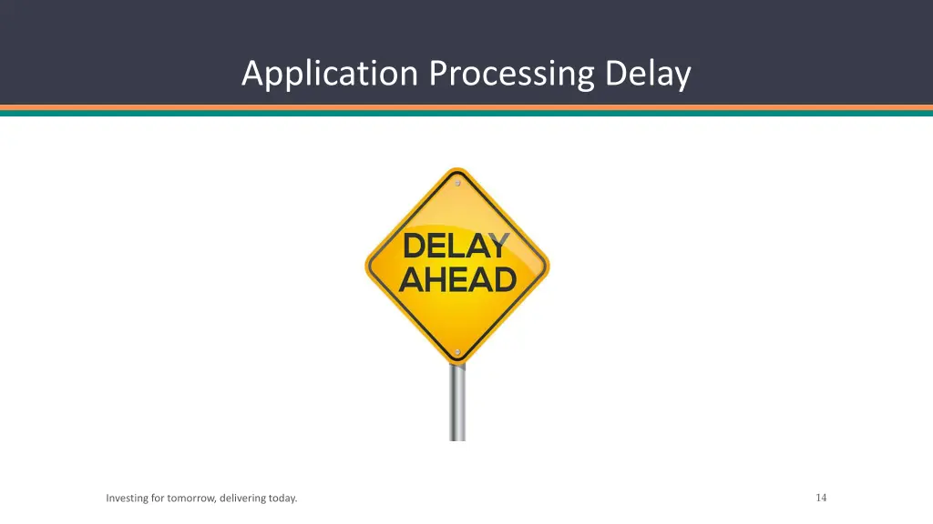 application processing delay