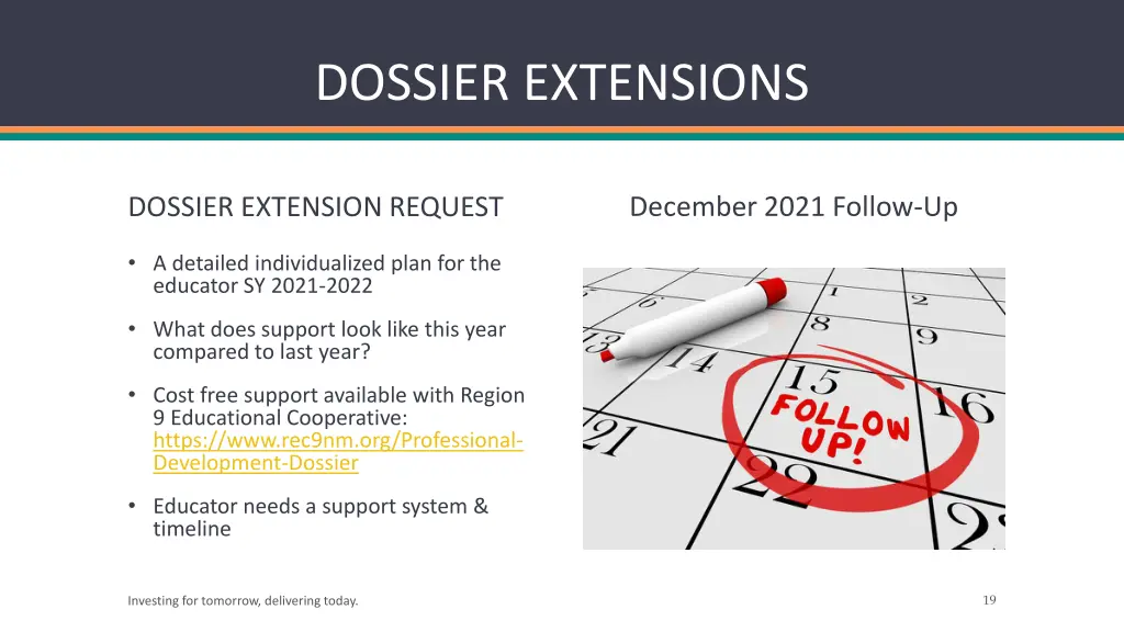 dossier extensions