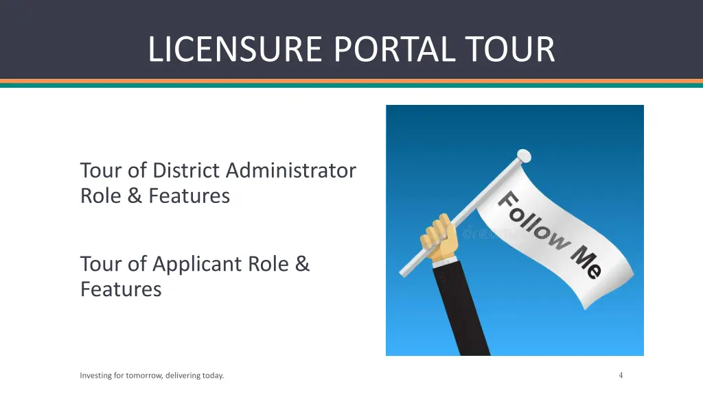 licensure portal tour 1