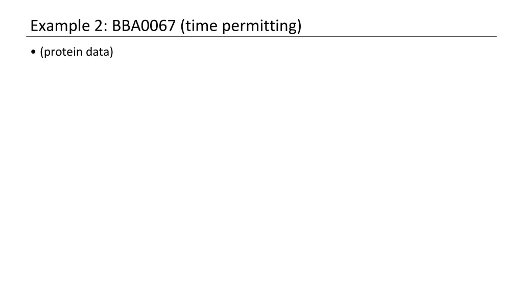 example 2 bba0067 time permitting