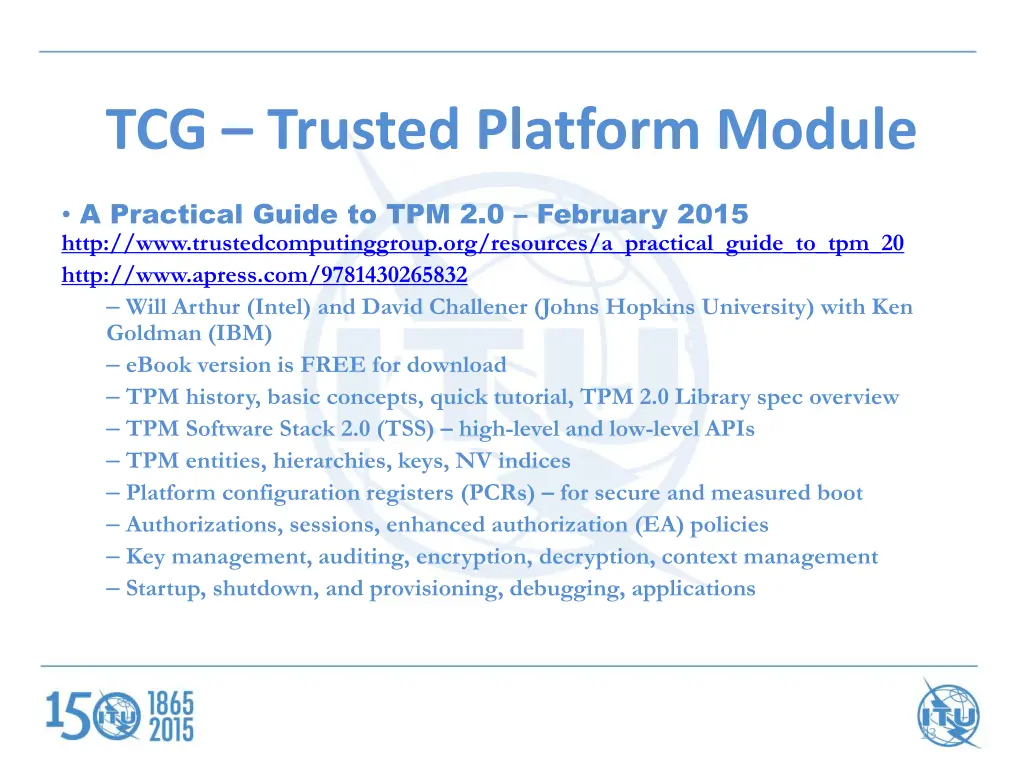 tcg trusted platform module 1