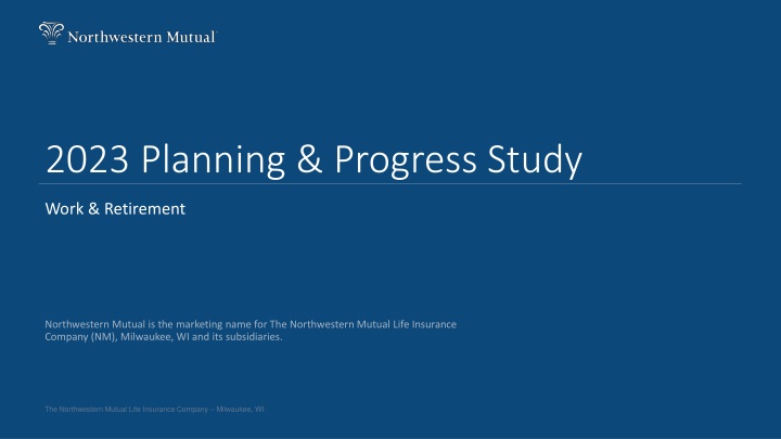 2023 planning progress study