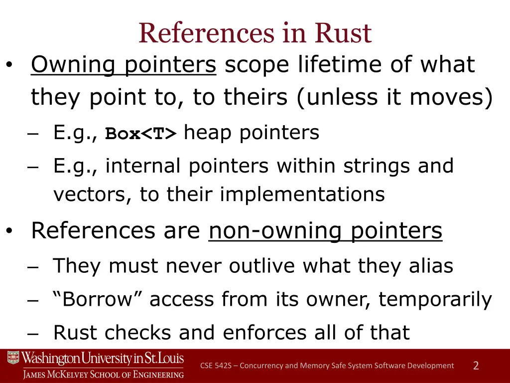 references in rust