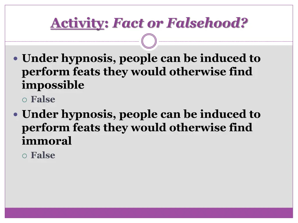 activity fact or falsehood 2