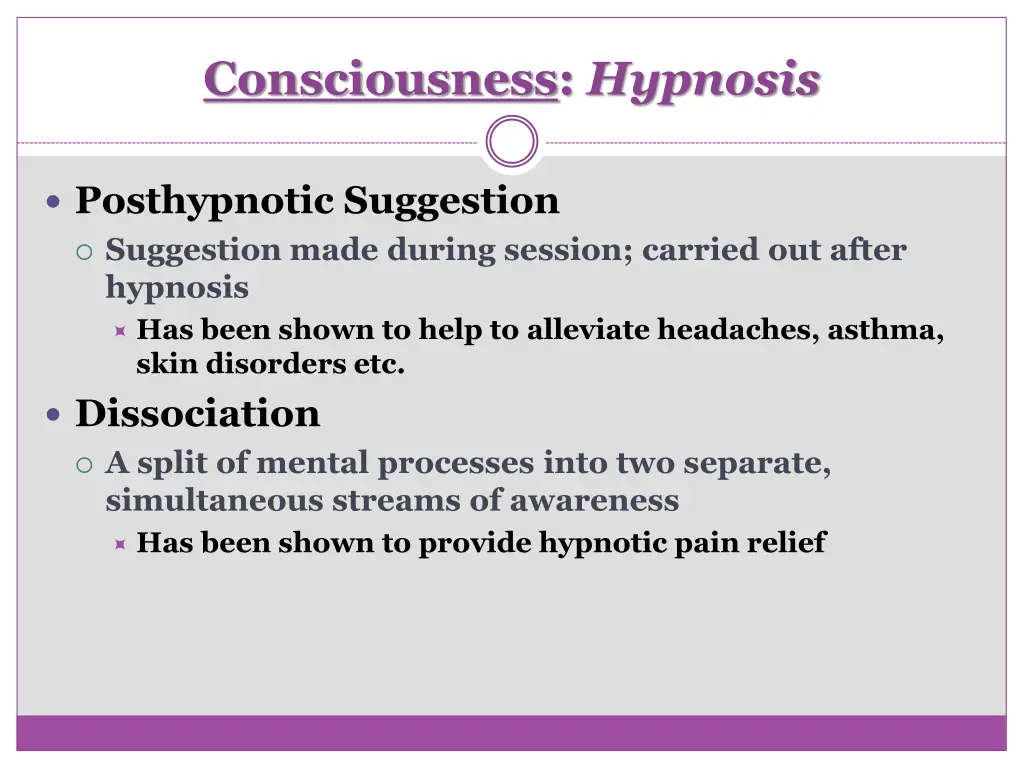 consciousness hypnosis 2