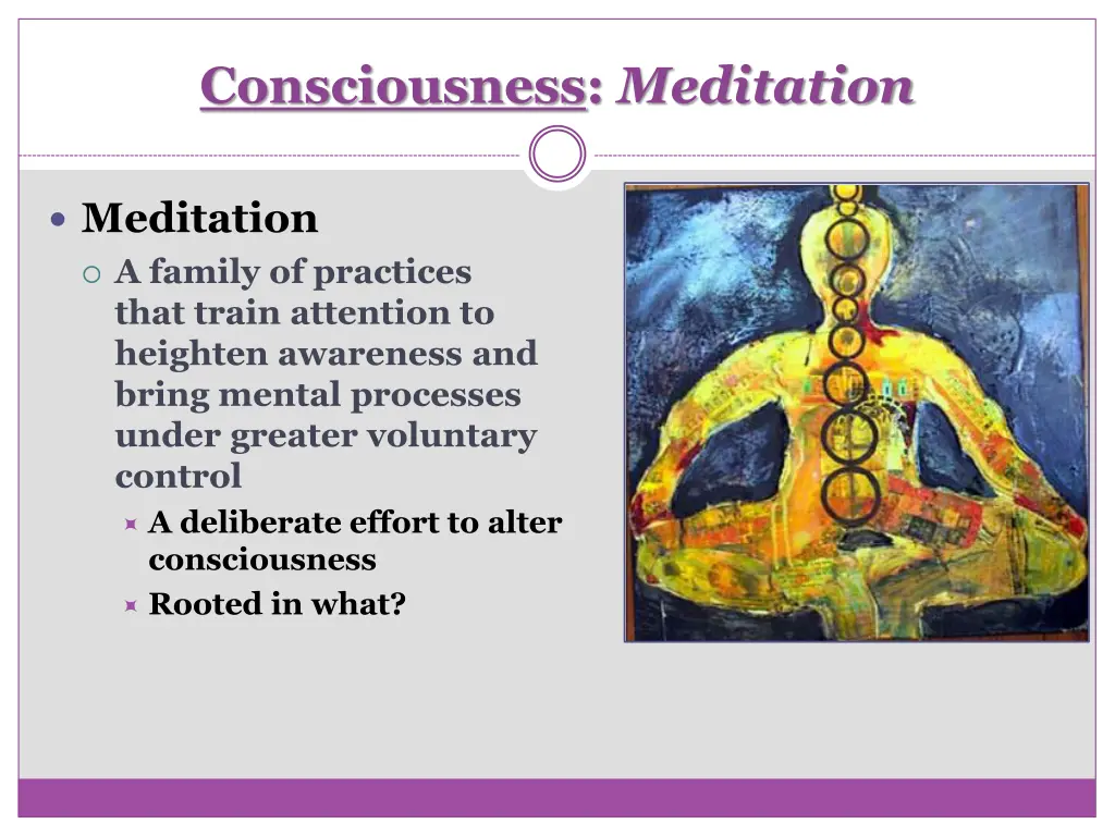 consciousness meditation 1