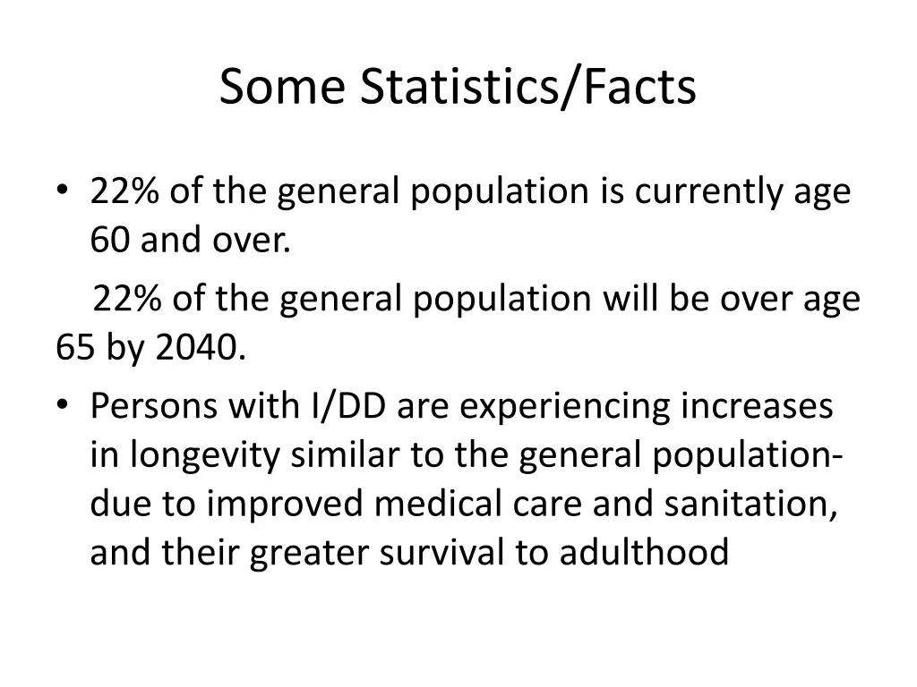 some statistics facts