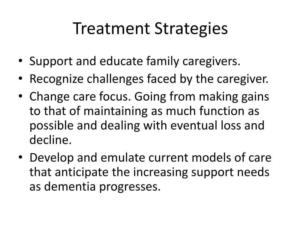 treatment strategies