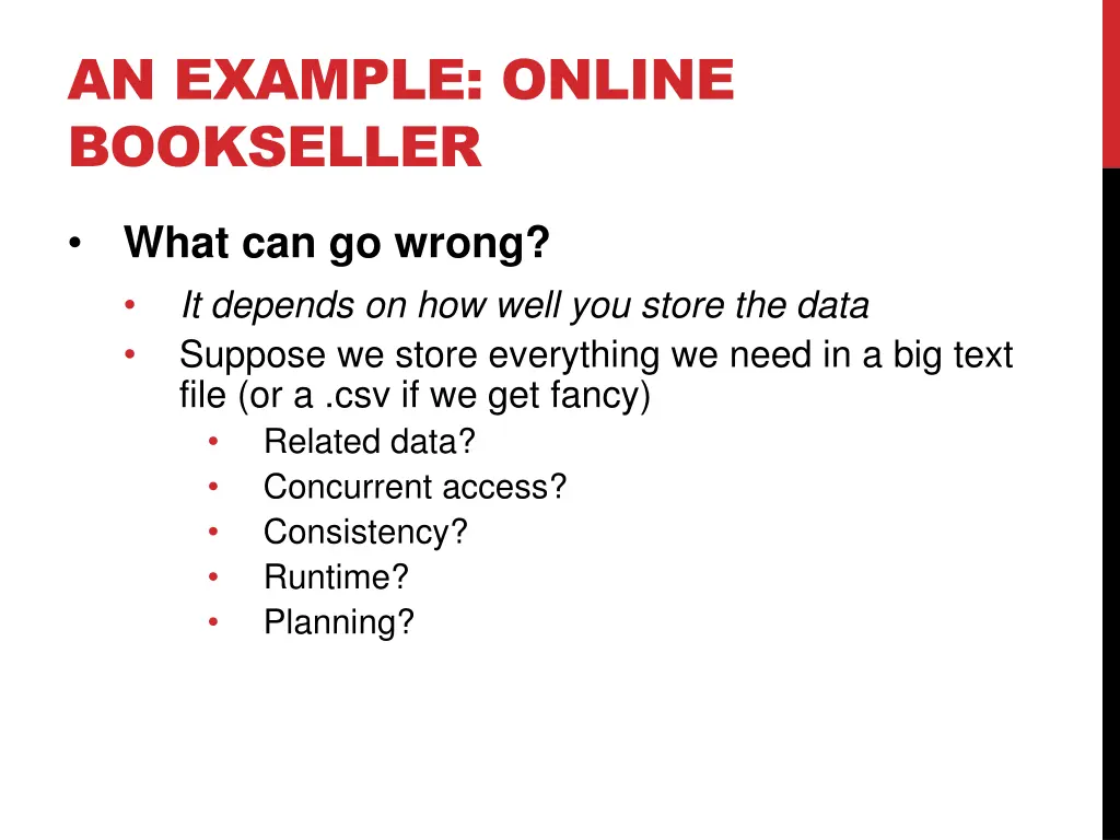 an example online bookseller 6