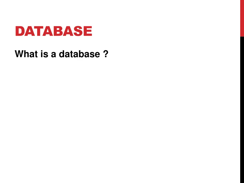 database