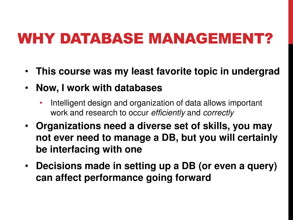 why database management 4