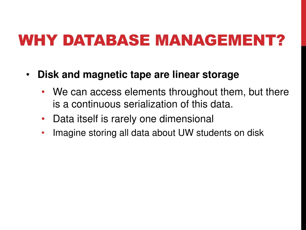 why database management 5