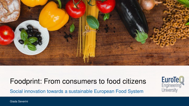 foodprint from consumers to food citizens