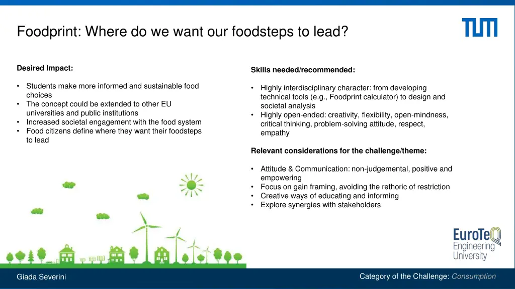 foodprint where do we want our foodsteps to lead 1