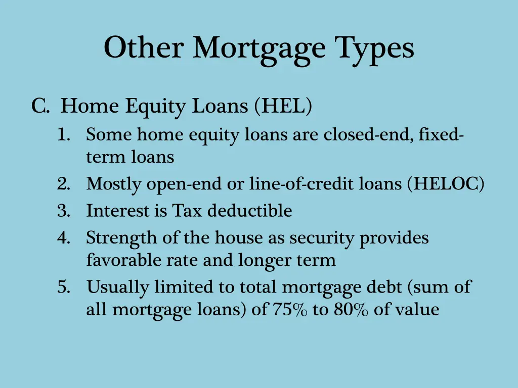 other mortgage types 1