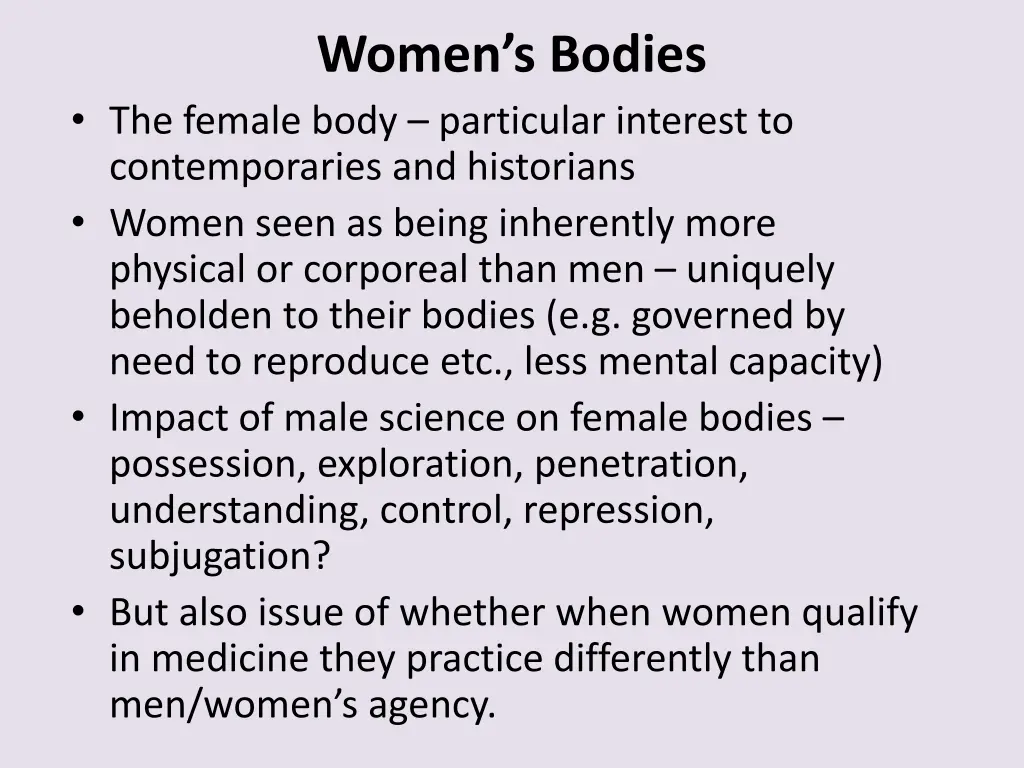 women s bodies