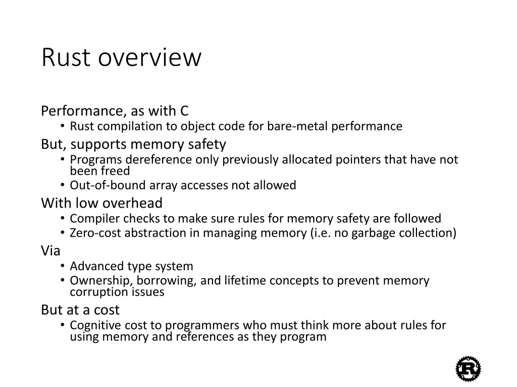 rust overview