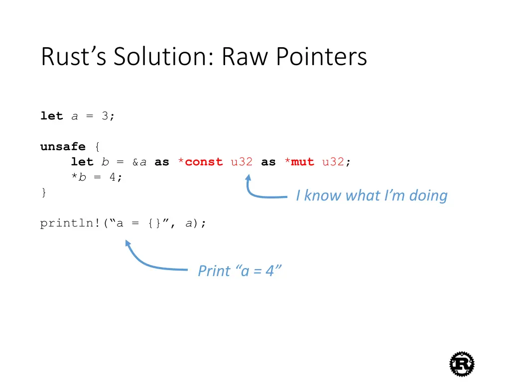 rust s solution raw pointers 1