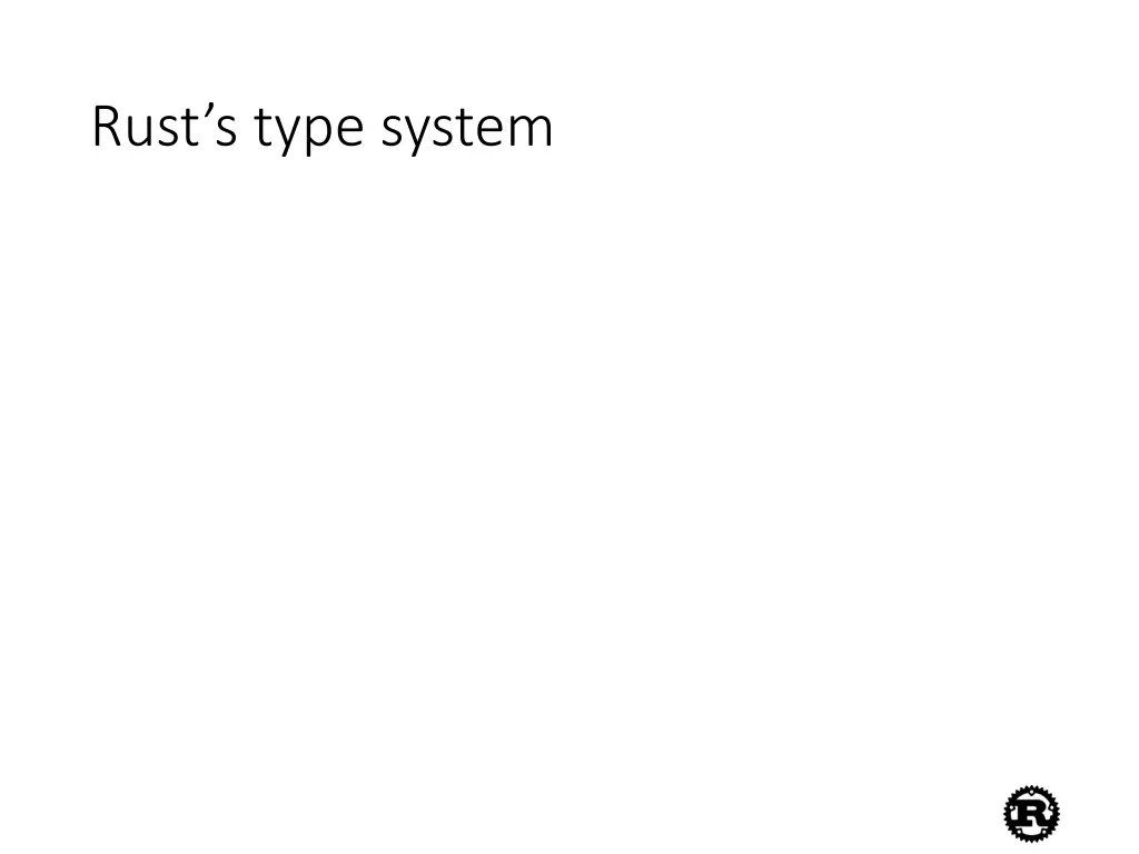 rust s type system