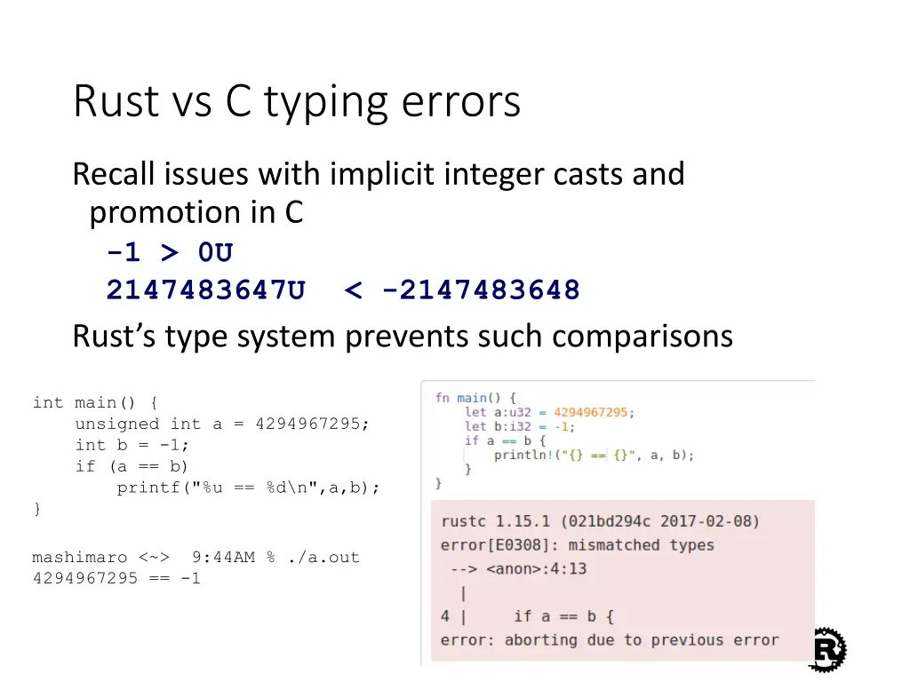 rust vs c typing errors