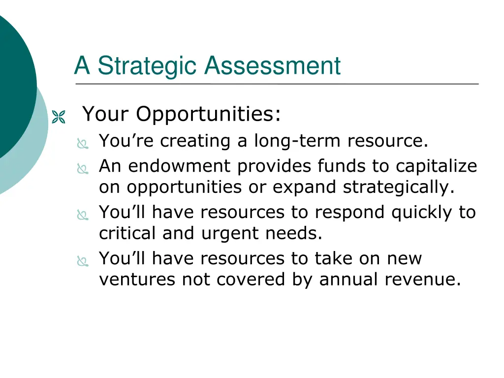 a strategic assessment