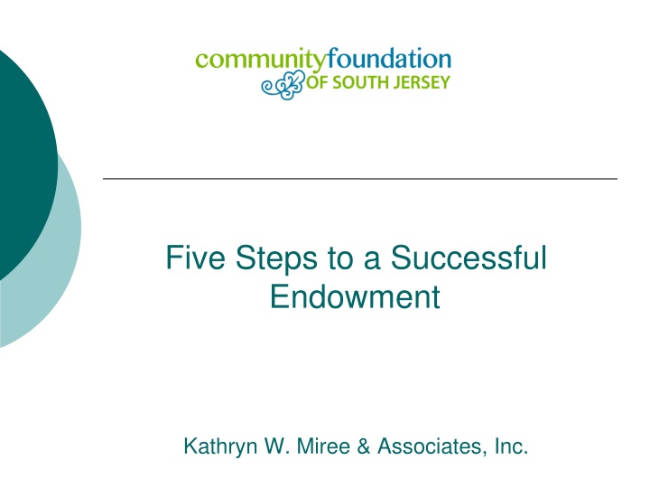 five steps to a successful endowment