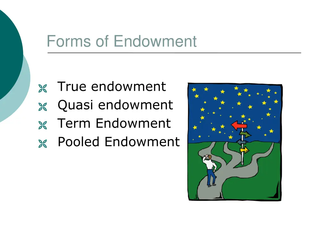 forms of endowment