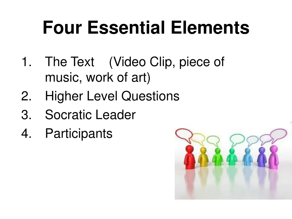 four essential elements