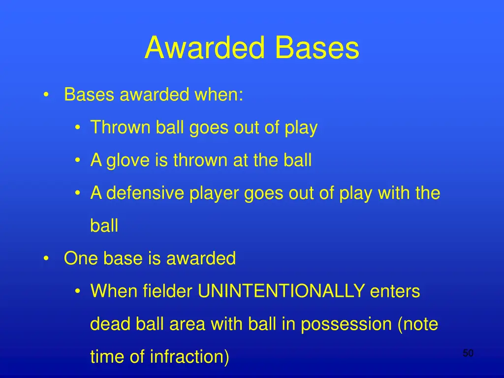 awarded bases