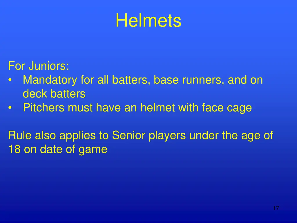 helmets